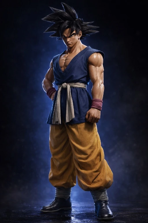 Son Goku, a character in Aetherion the Clockwork Sentinel VS Son Goku