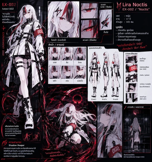 Lira Noctis, a character in Draen Ravik VS Lira Noctis