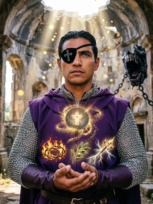 el blasfemo character artwork in a PicWar battle