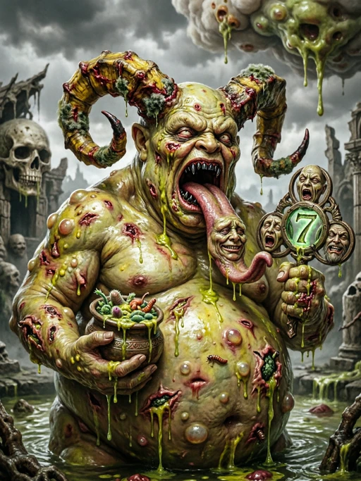 Nurgle, a character in Nurgle VS chun li