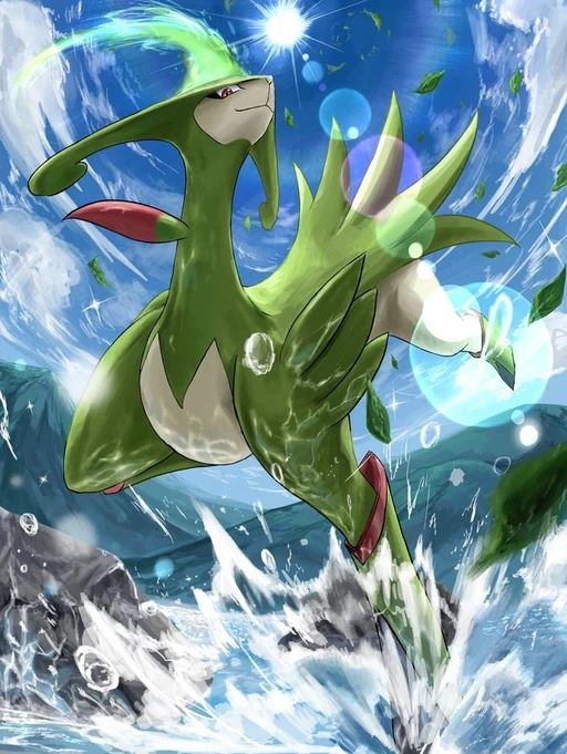 Virizion character artwork in a PicWar battle