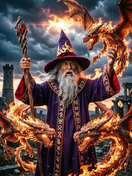 Mithrandir, a character in Sunyeon:sucesora del poder de SunWukong VS Mithrandir
